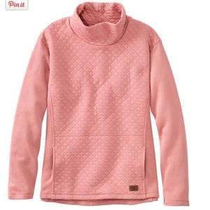 L.L.Bean Quilted Sweatshirt Pullover